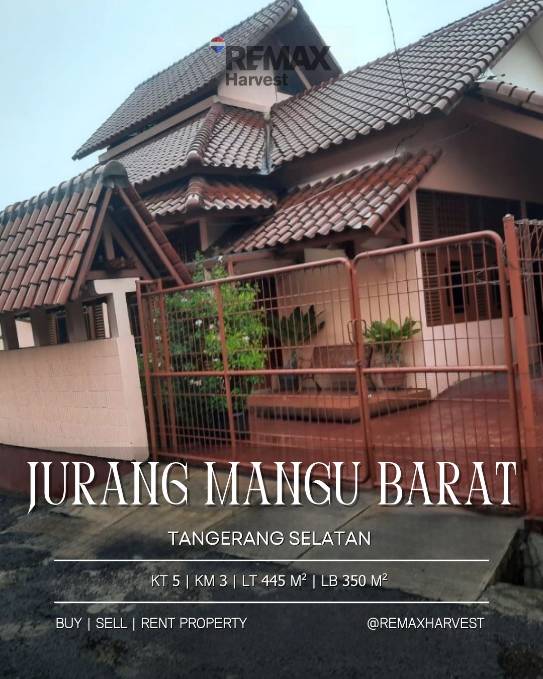 Rumah Asri Terawat Dalam Komplek Jurang Mangu Barat